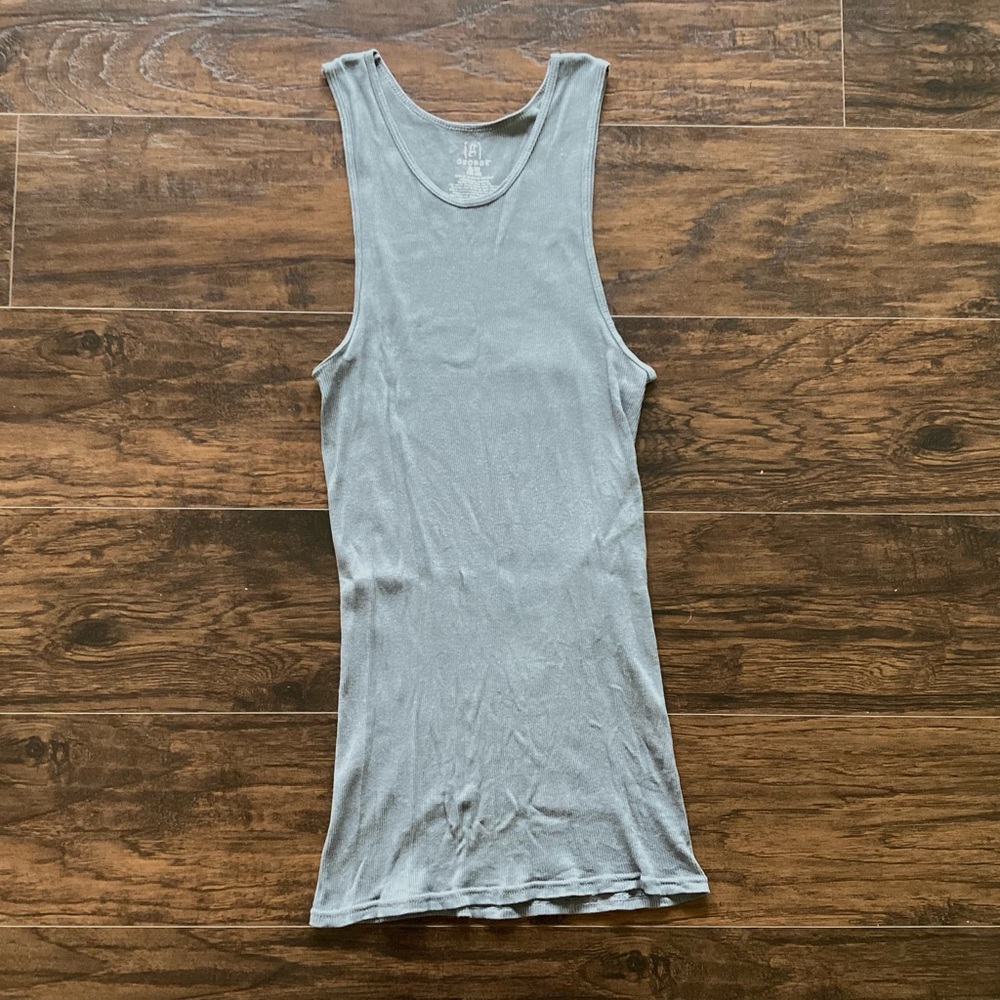 George Men's A-Shirt Tank Tops, 2 pack - Picture 2 of 7